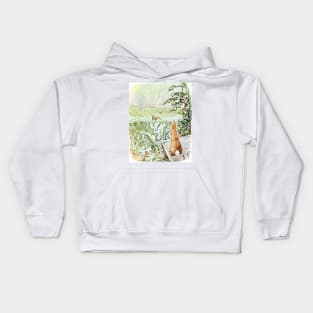 Peter Sees the Garden Gate - Beatrix Potter Kids Hoodie